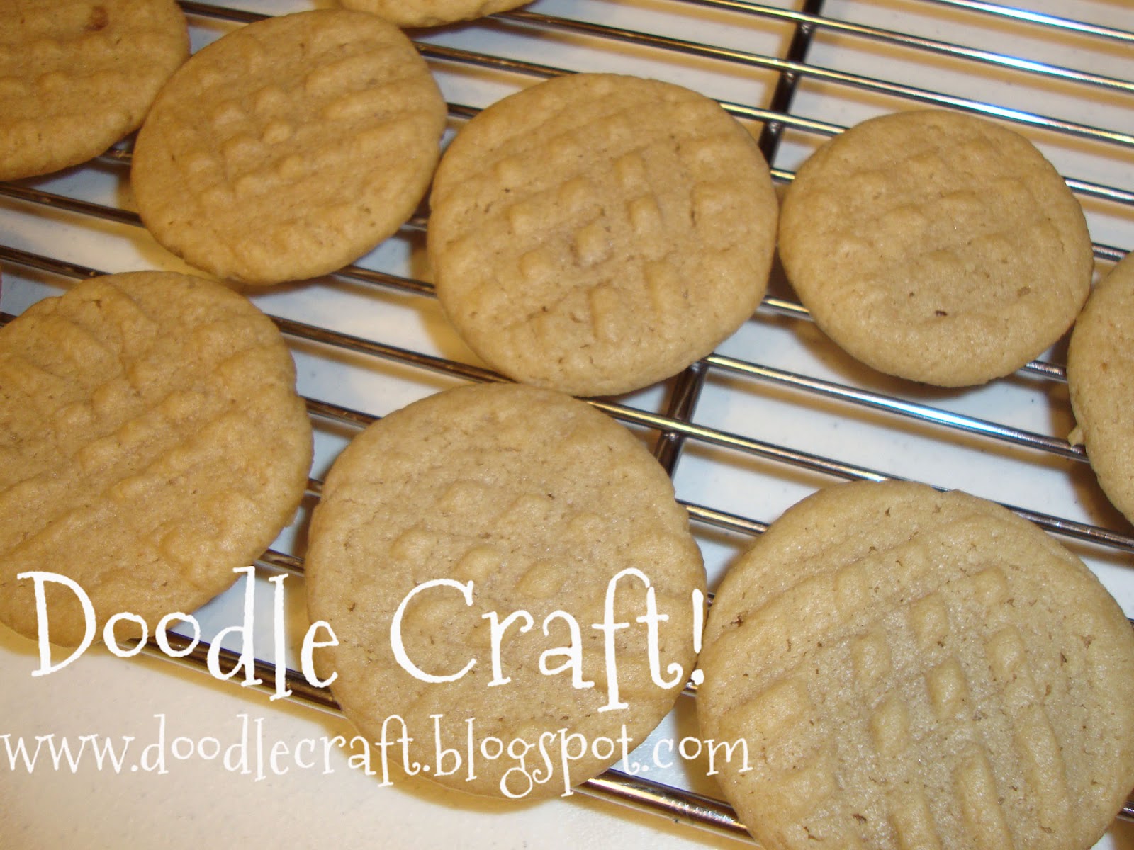 Peanut Butter criss cross cookies