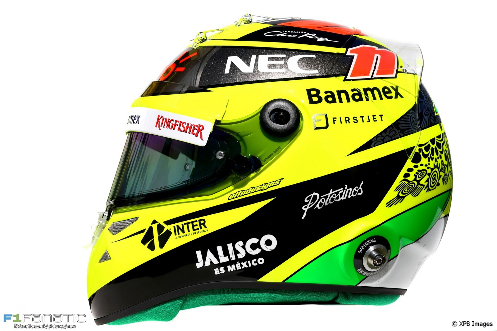 Racing Helmets Garage Schuberth SF1 S.Perez 2016 by Uffedesigns