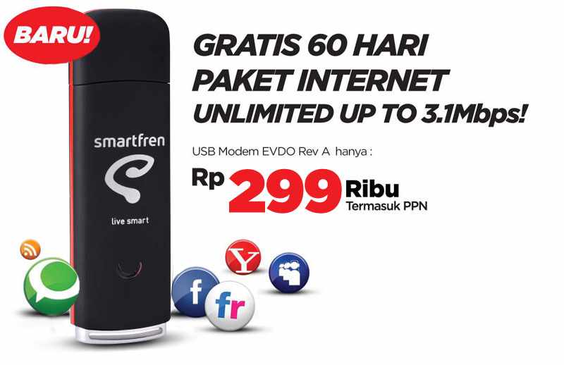Smartfren paket modem Clearance