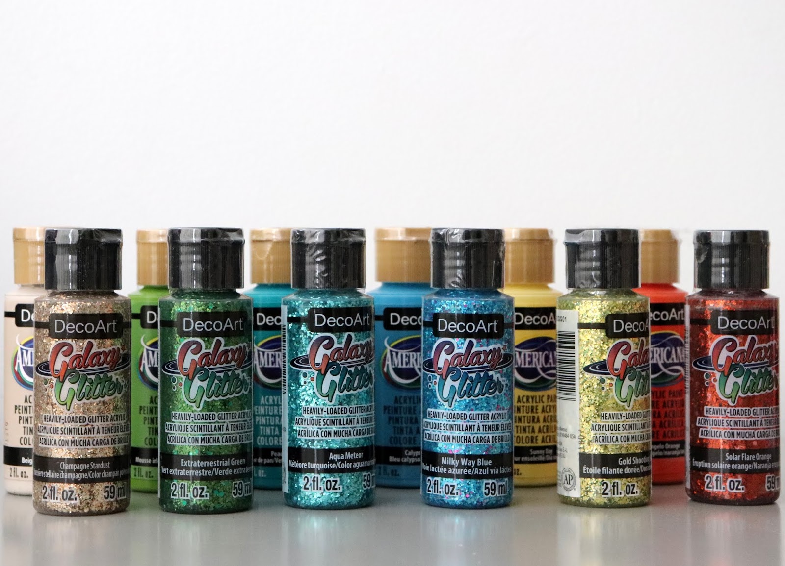 Create With Mom DecoArt Galaxy Glitter adds sparkle to our projects