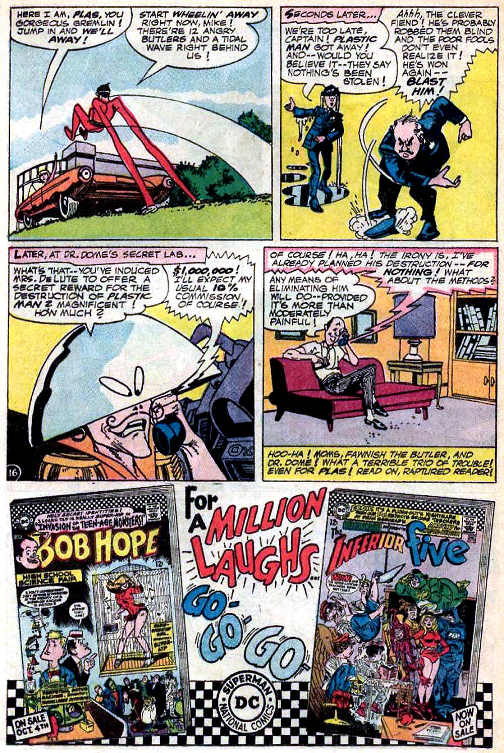 Read online Plastic Man (1966) comic -  Issue #1 - 17