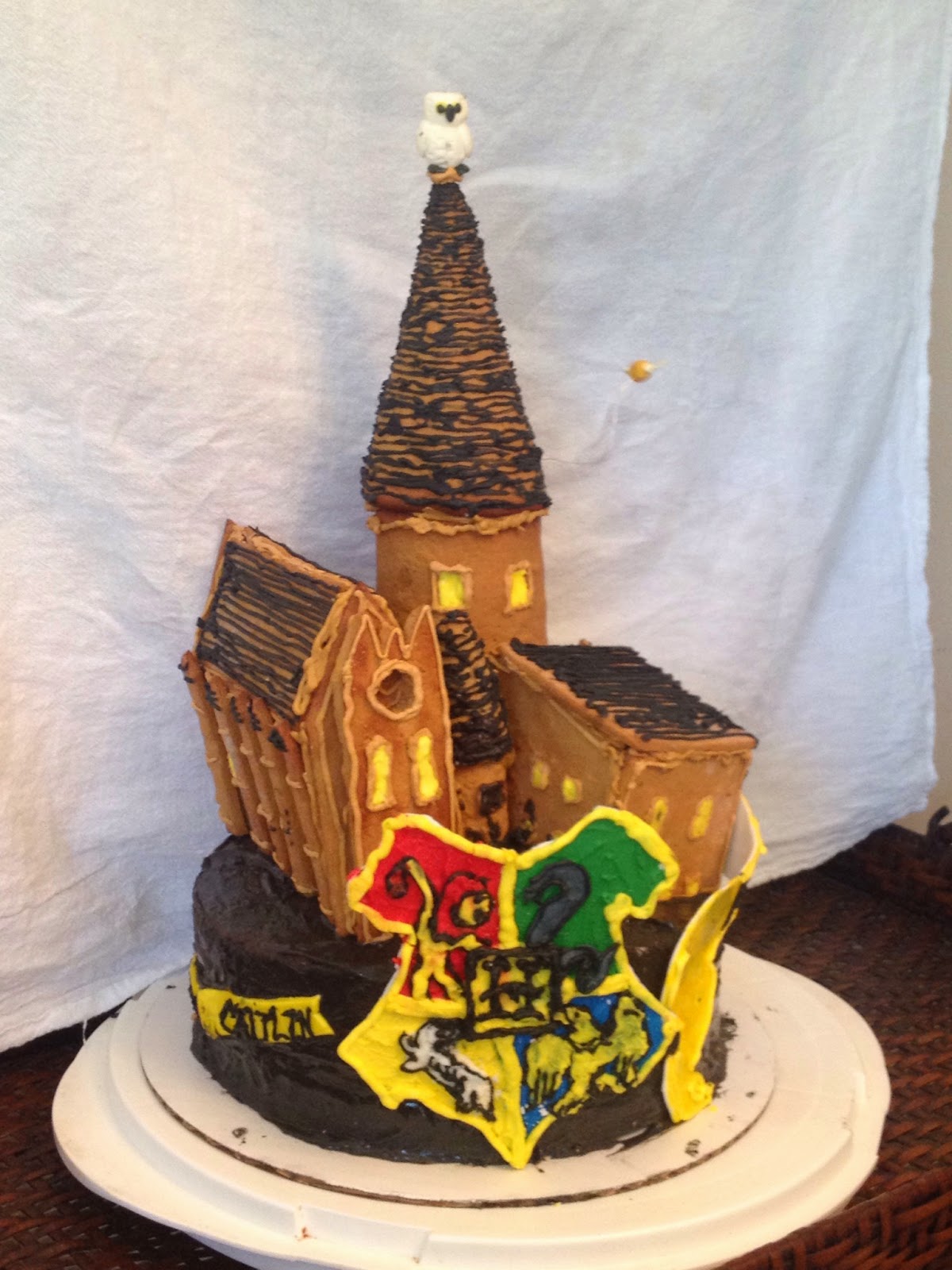 The Crafty Anthropologist Hogwarts Cake