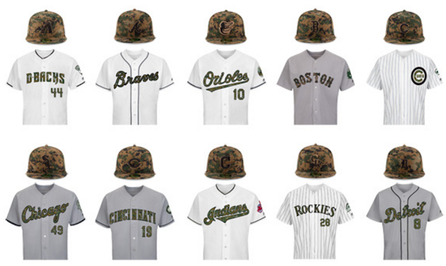 Memorial Day 2017 Jerseys and Caps Wallpaper
