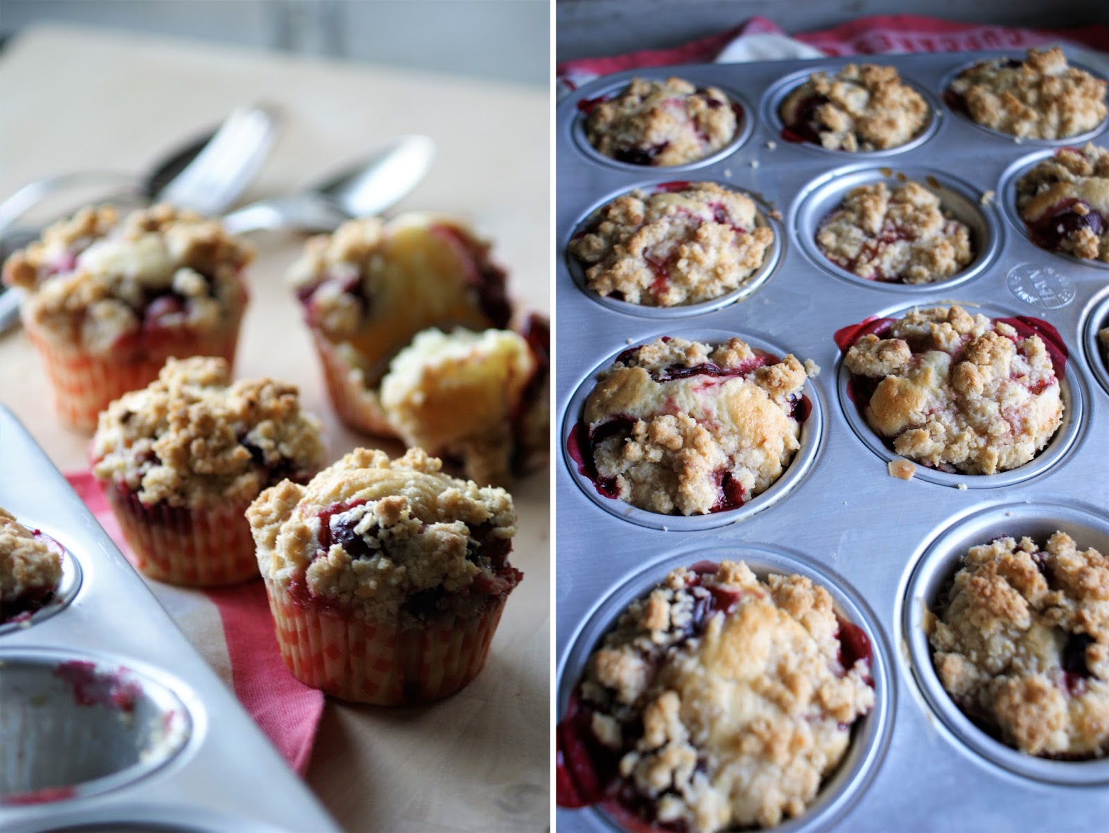 Mirabellen Muffins mit Streusel - Papilio Maackii