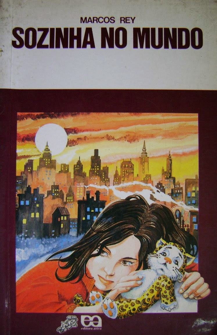 Capas de Livros (Brasil): Sozinha no mundo (Marcos Rey)