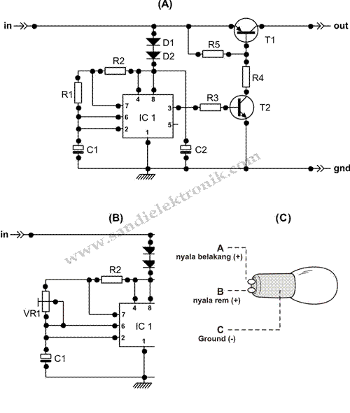 brake lamp flasher schematic