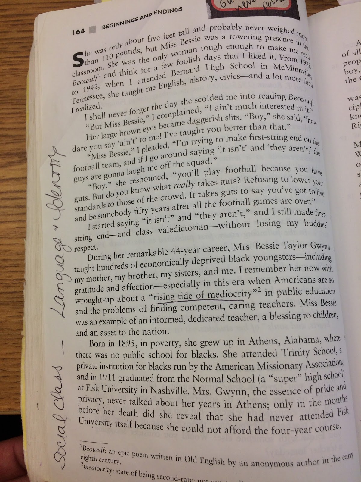 Unforgettable miss bessie essay picture