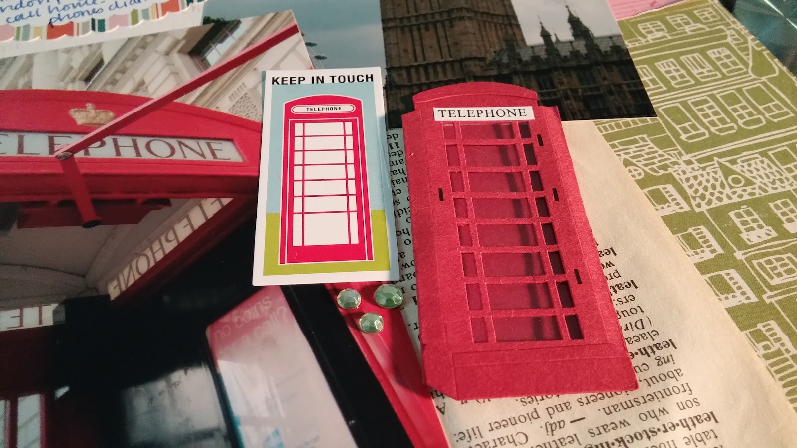 London Scrapbook Page