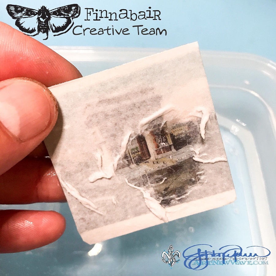 Finnabair Image Transfers On Metal