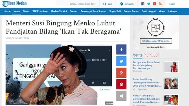 Pernyataan Lucu dan Konyol Para Menteri Indonesia Pernyataan Lucu dan Konyol Para Menteri Indonesia