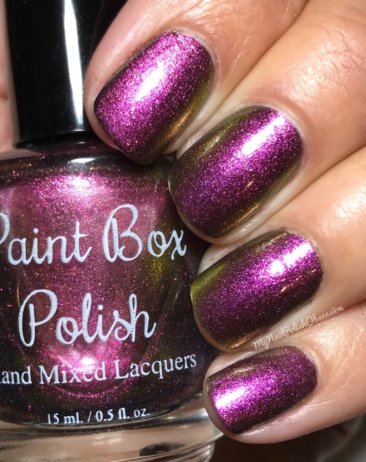 My Nail Polish Obsession Paint Box Polish; Amortentia, Multicrome Madness Group Custom