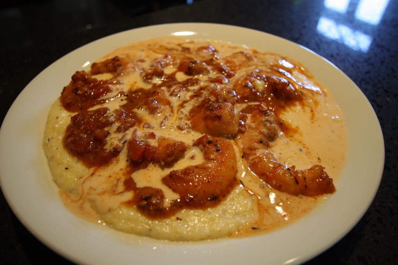 The Roediger House Meal No. 1974 Shrimp and Goat Cheese Grits with