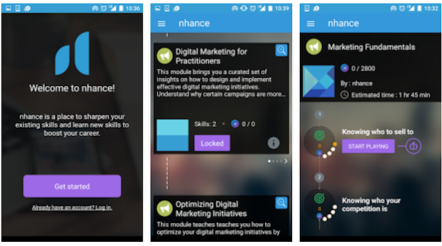 nhance: learn business skills mobile App - Youth Apps - Best Website