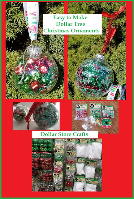  Christmas Ornaments to Make using Dollar Store Items