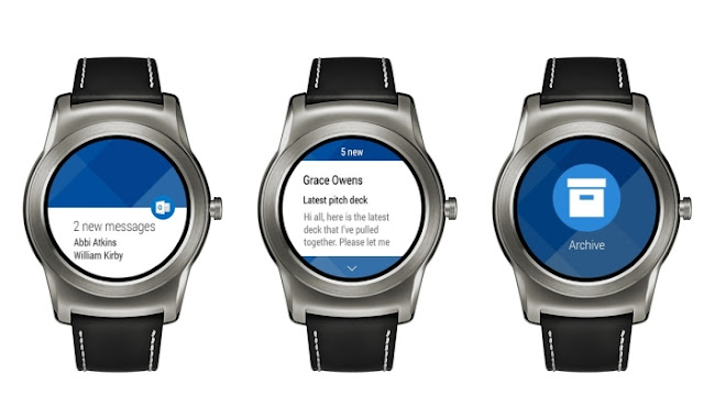 outlook android wear