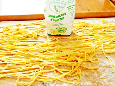 Tagliatelle fatte in casa Le delizie di Gloria