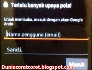 cara membuka hp android mito yang terkunci