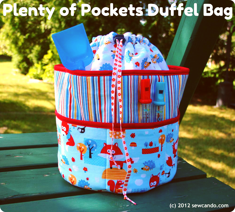 Sew Can Do: A New FREE Pattern: Plenty of Pockets Duffel Bag
