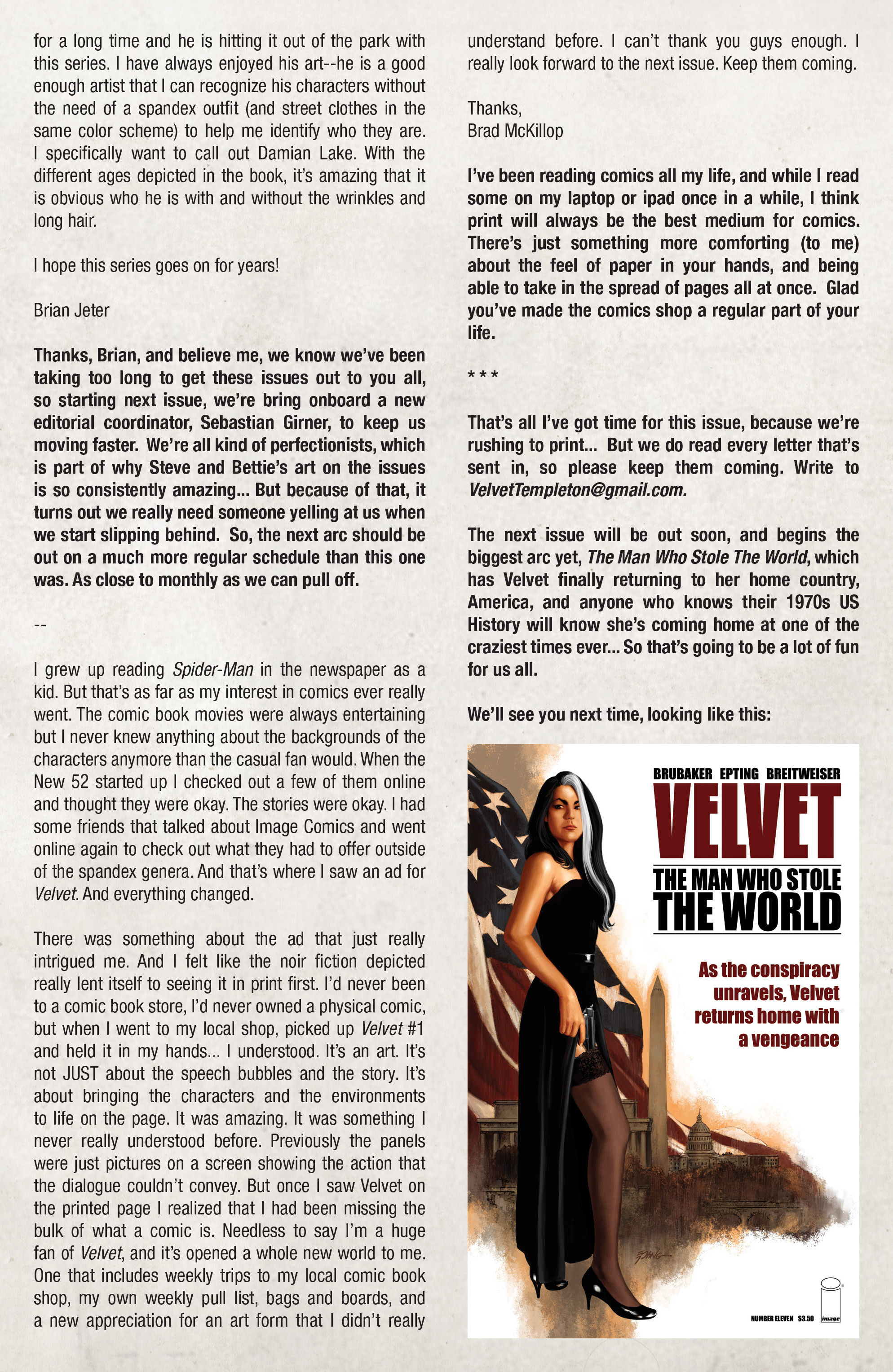 Read online Velvet comic -  Issue #10 - 29