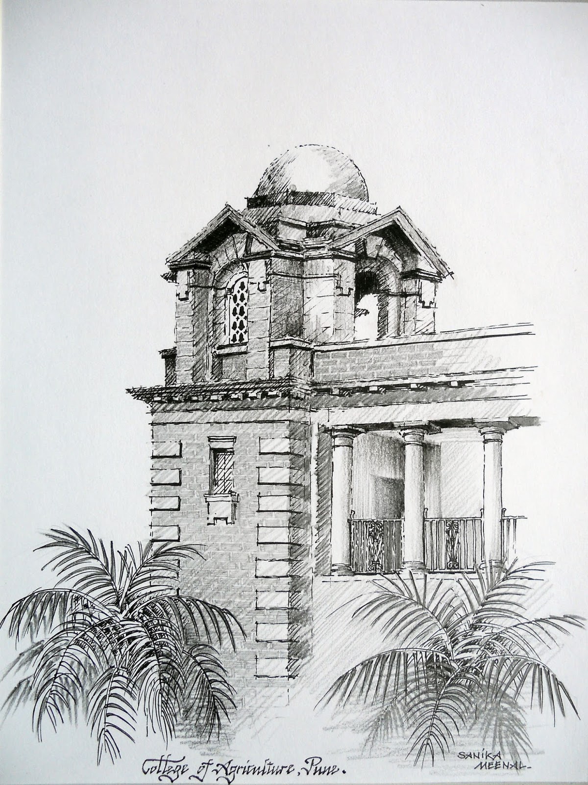 ArtEWorld by Sanika Dhanorkar 113 Pen & Pencils Sketch College of