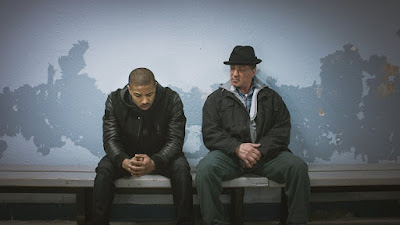 Sylvester Stallone and Michael B. Jordan in Creed