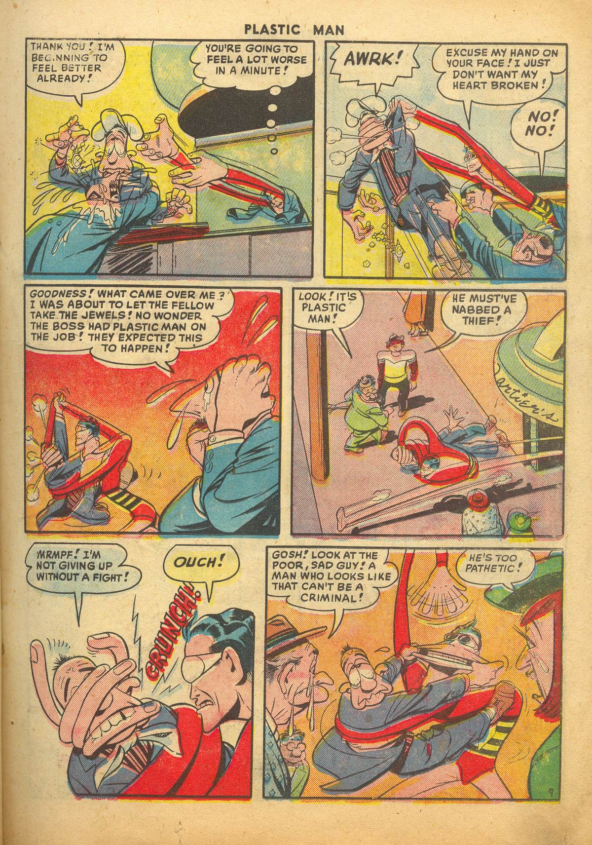 Read online Plastic Man (1943) comic -  Issue #20 - 11