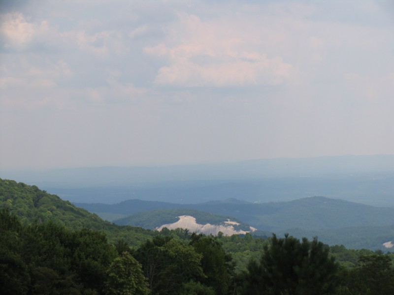 The Blue Ridge Parkway Mile 232.0 Stone Mountain Overlook