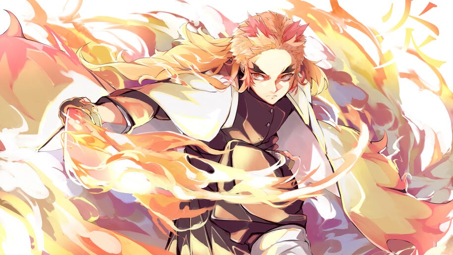 Kyojuro Rengoku, Kimetsu no Yaiba, 4K, #3.1461