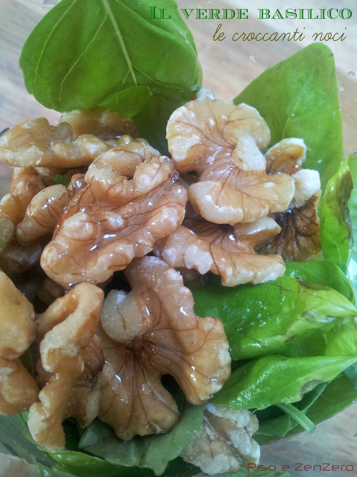 Riso e ZenZero Il Pesto Basilico e Noci Senza Aglio
