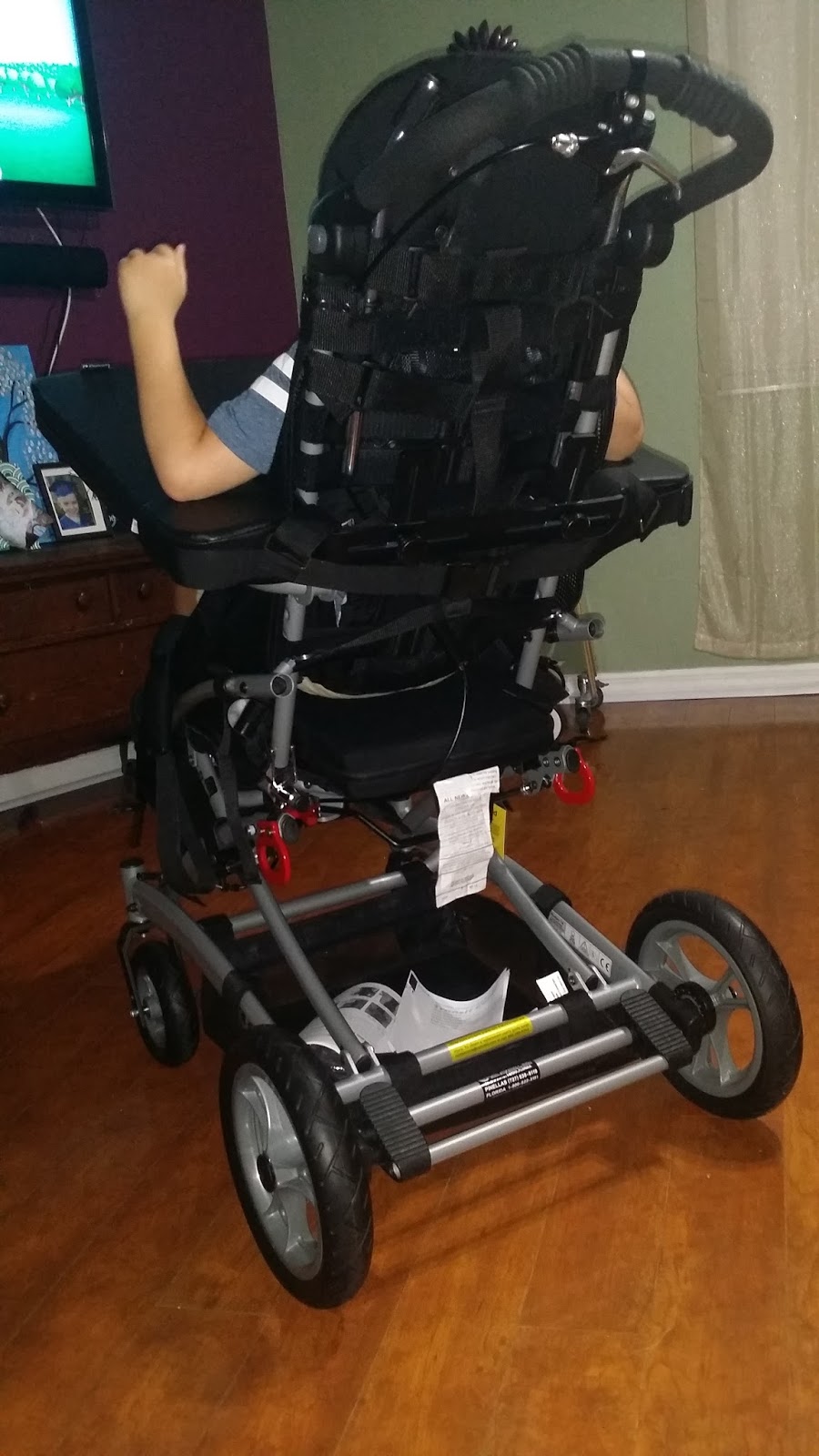 Spastic Quadriplegic Cerebral Palsy Jacob's new wheelchair!! Convaid