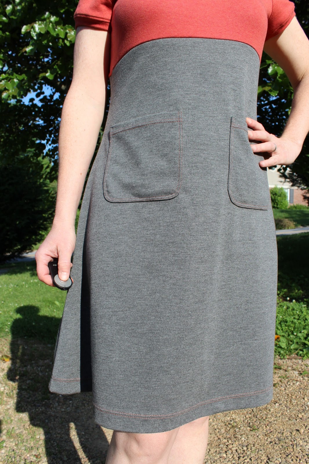 A Sewing Life: A-Line Sheath with Color Blocking