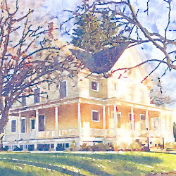 watercolor painting diy homes