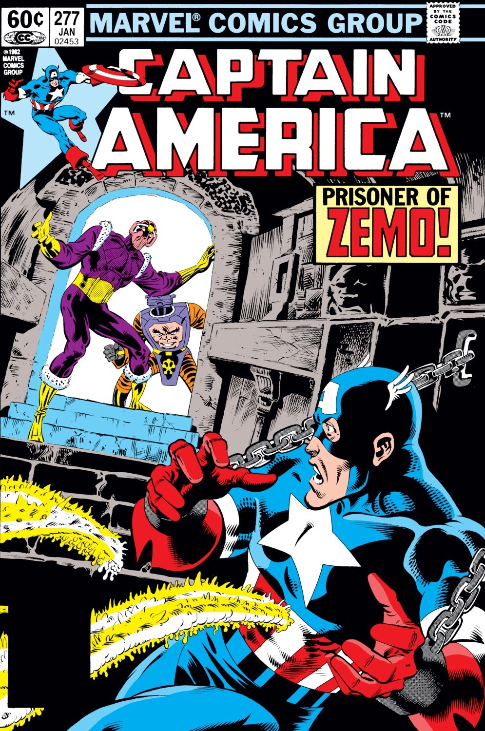 Read online Captain America (1968) comic -  Issue #277 - 1
