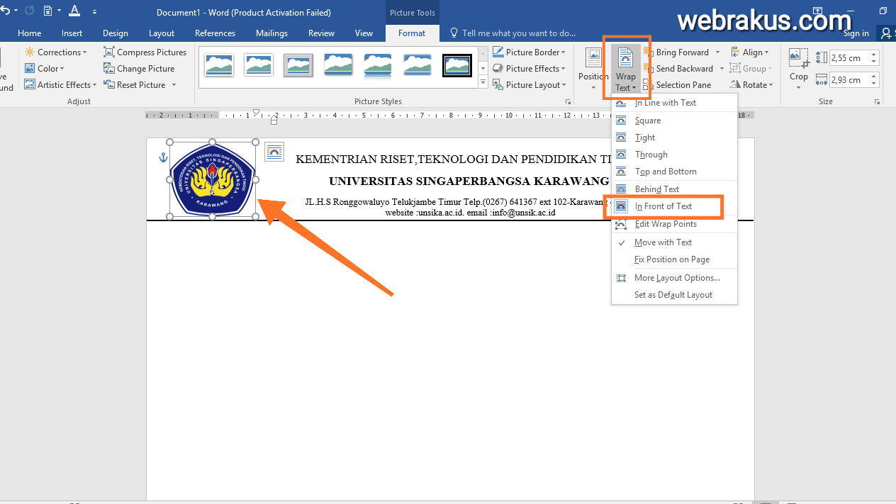 Cara Membuat Garis Kop Surat Di Word 2016 Kumpulan Surat