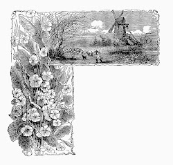 corner antique digital stamps nature stamp