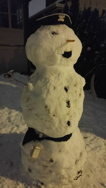 
When Even A Snowman Becomes A Piece Of Art