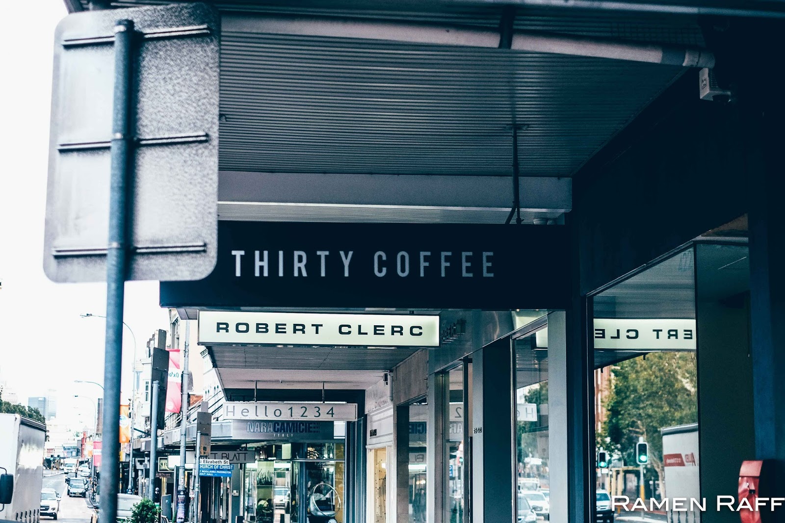 Ramen Raff Thirty Coffee Paddington, Sydney