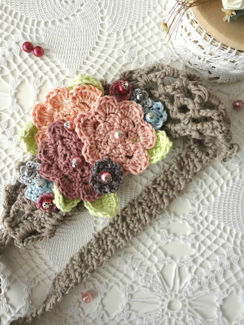 Crochet Flower Headband - new pattern available