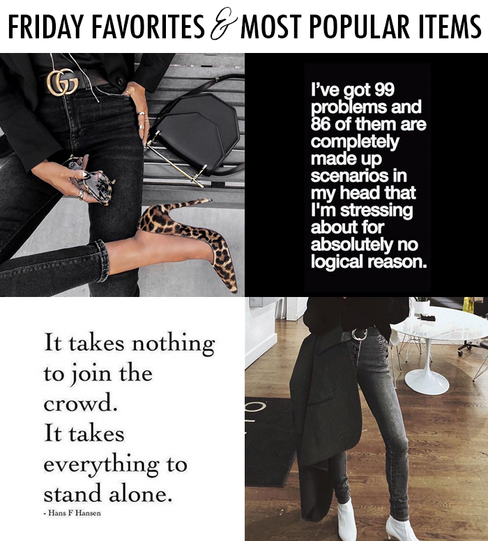 Daily Style Finds: Friday Favorites + Most Popular Items