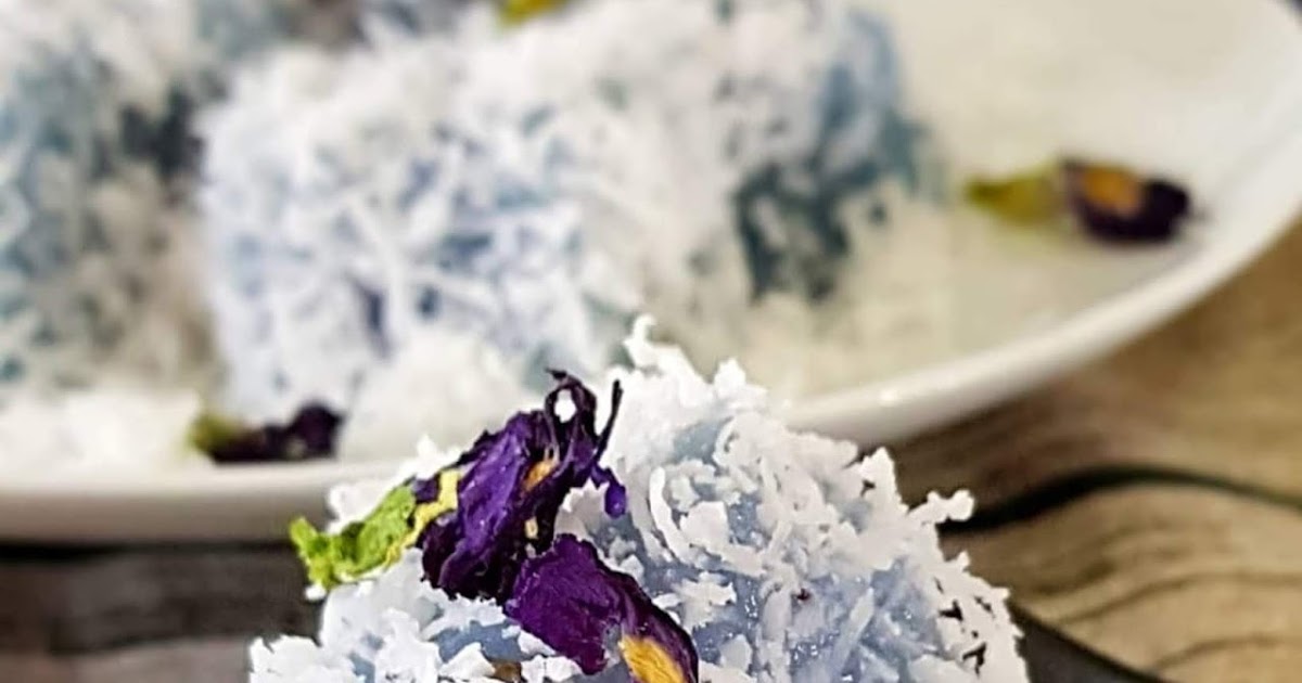 Jeannie62 Kitchen BLUE PEA FLOWER TAPIOCA KUEH