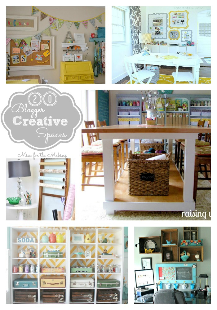 20 Blogger Creative Spaces - Mine for the Making
