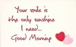 good morning sms with love
