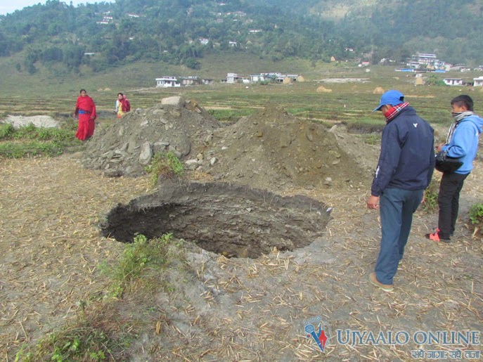 Land sinking causes seriuos problem in Nepal Seismo Blog