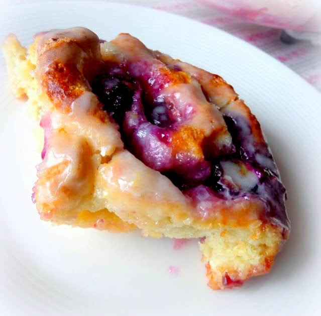 Lemon & Blueberry Sweet Rolls