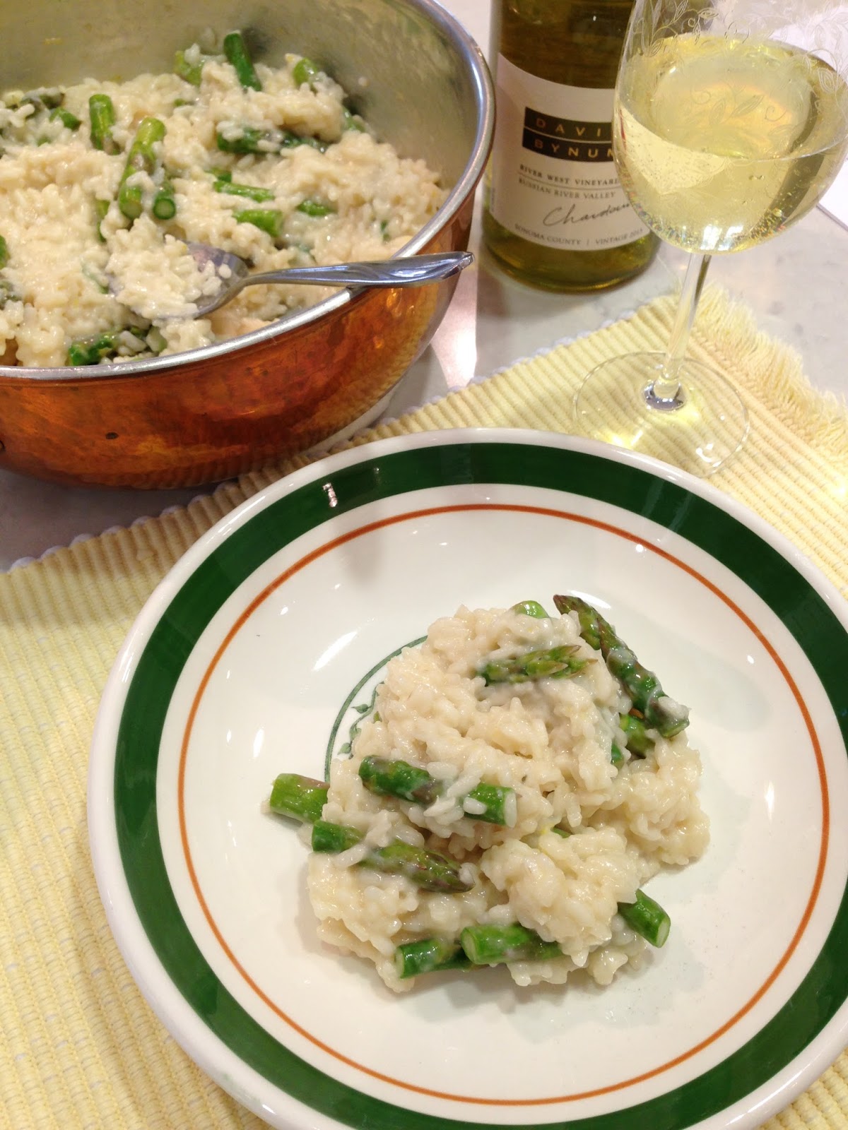 Accounting For All My Blessings: Creamy Lemon Risotto with Asparagus
