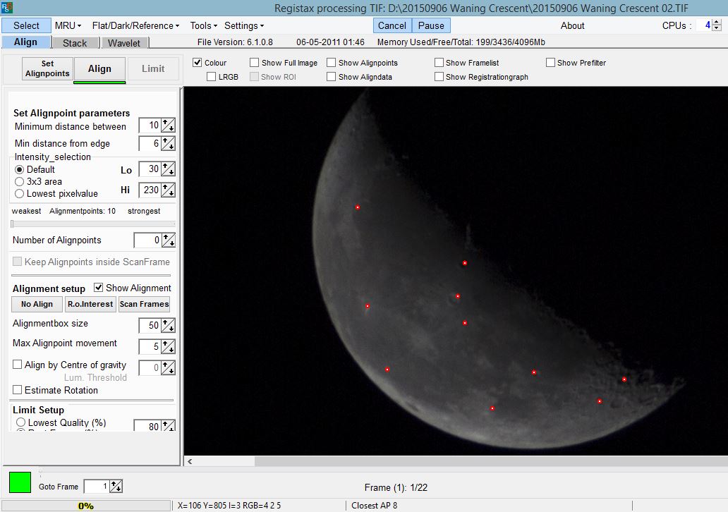 My DSLR Moon Photo Workflow with Screenshots [Stellar Neophyte Astronomy Blog]