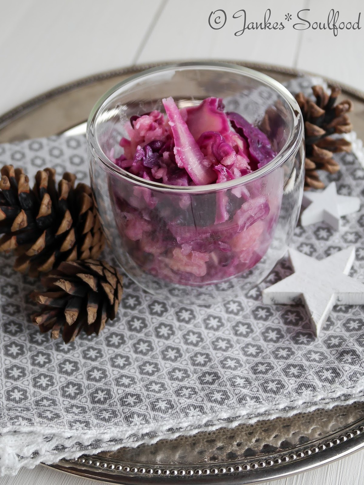 Jankes Seelenschmaus: [Werbung] Weihnachtlicher Rotkohl-Salat mit Rapsöl