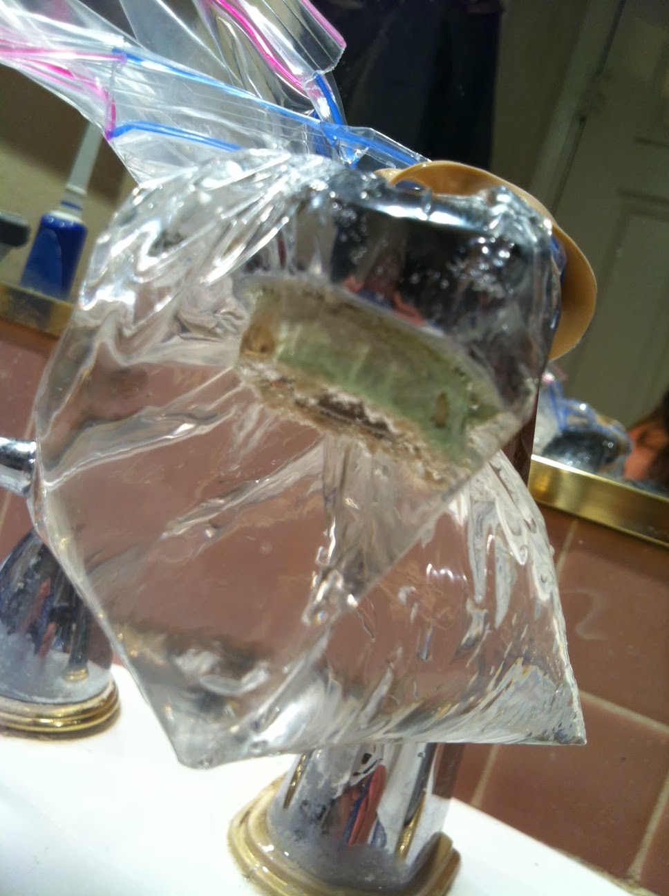 My Flighty Obsessions Cleaning Hard Water Deposits with Vinegar