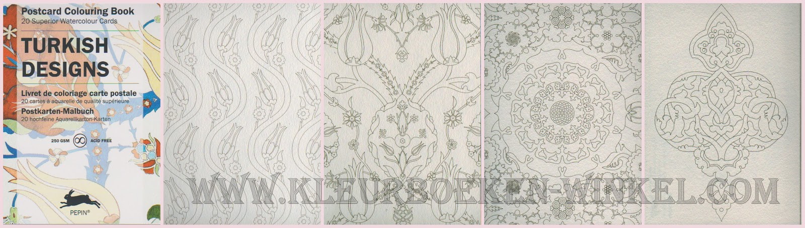 inkleur postkaarten van Pepin inkleur postkaarten van kleurboeken-winkel