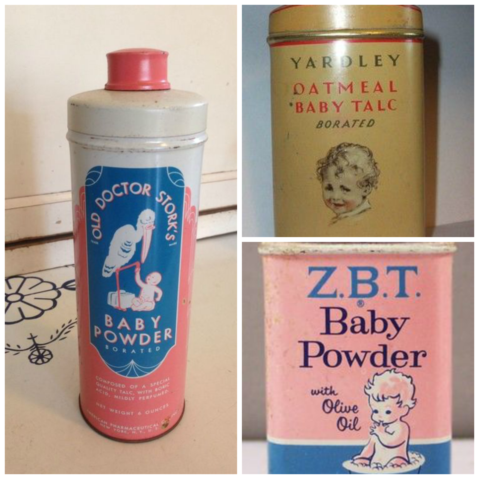 Zetta's Aprons Baby Dot...Vintage Baby Powder Doll!